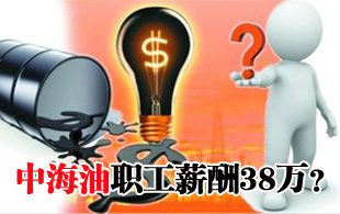 中海油职工平均薪酬38万元 公司承认数据属实